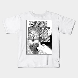 doomfist vs reinhardt manga page Kids T-Shirt
